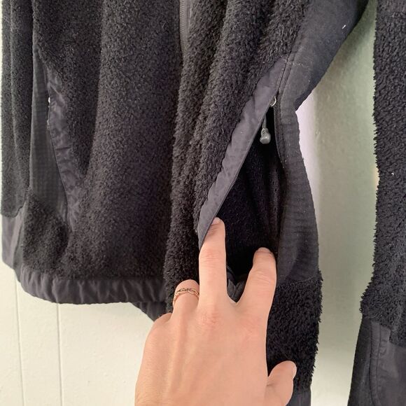 Patagonia Womens Large R2 Regulator Jacket Fleece Full Zip Black Vintage Y2K - Picture 4 of 7